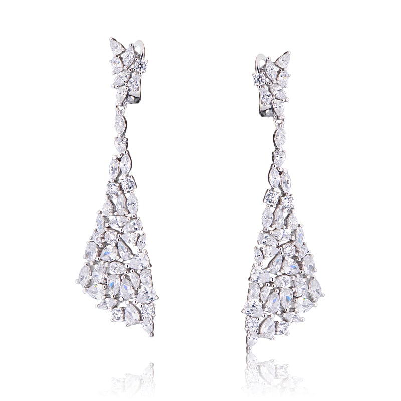 

Серьги из серебра с фианитом ЮВЕЛИР КАРАТ YE5996, YE5996