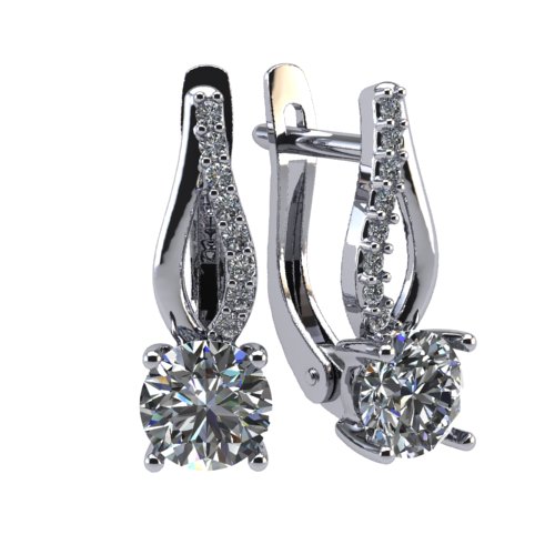 

Серьги из серебра Golden Eagle S2180711010, фианит, S2180711010