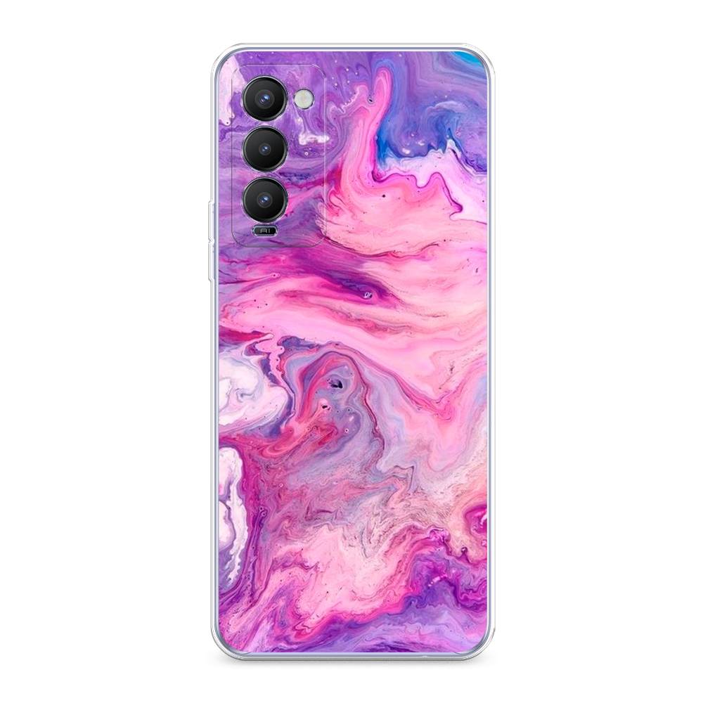 

Чехол на Tecno Camon 18 "Нежно-розовая абстракция", Розовый, 300950-3
