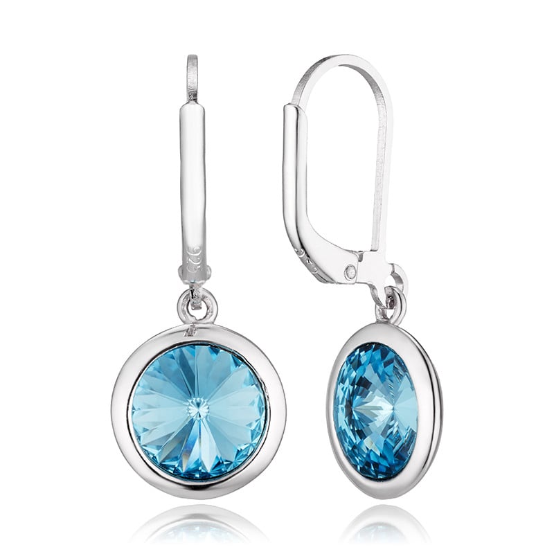 

Серьги из серебра с swarovski ЮВЕЛИР КАРАТ 0619C, 0619C