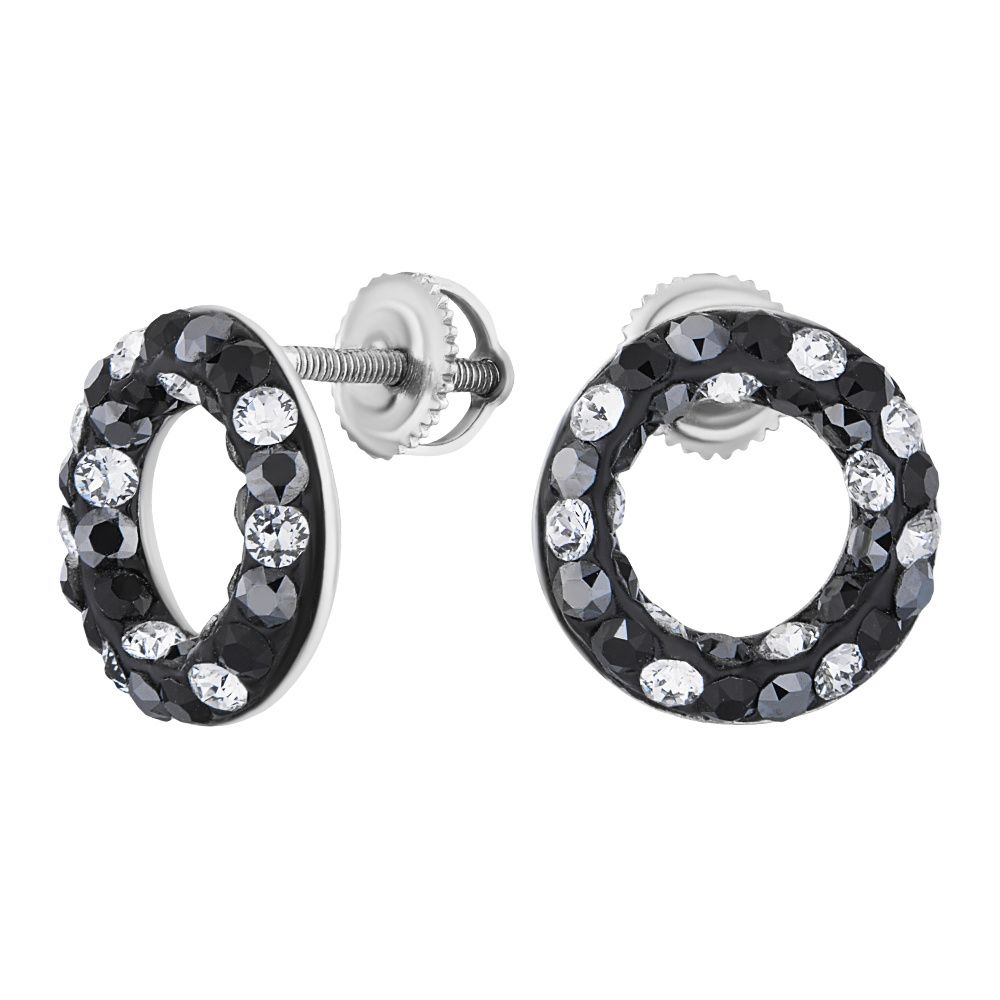

Серьги-пусеты из серебра с swarovski ЮВЕЛИР КАРАТ 0944C03115F, 0944C03115F