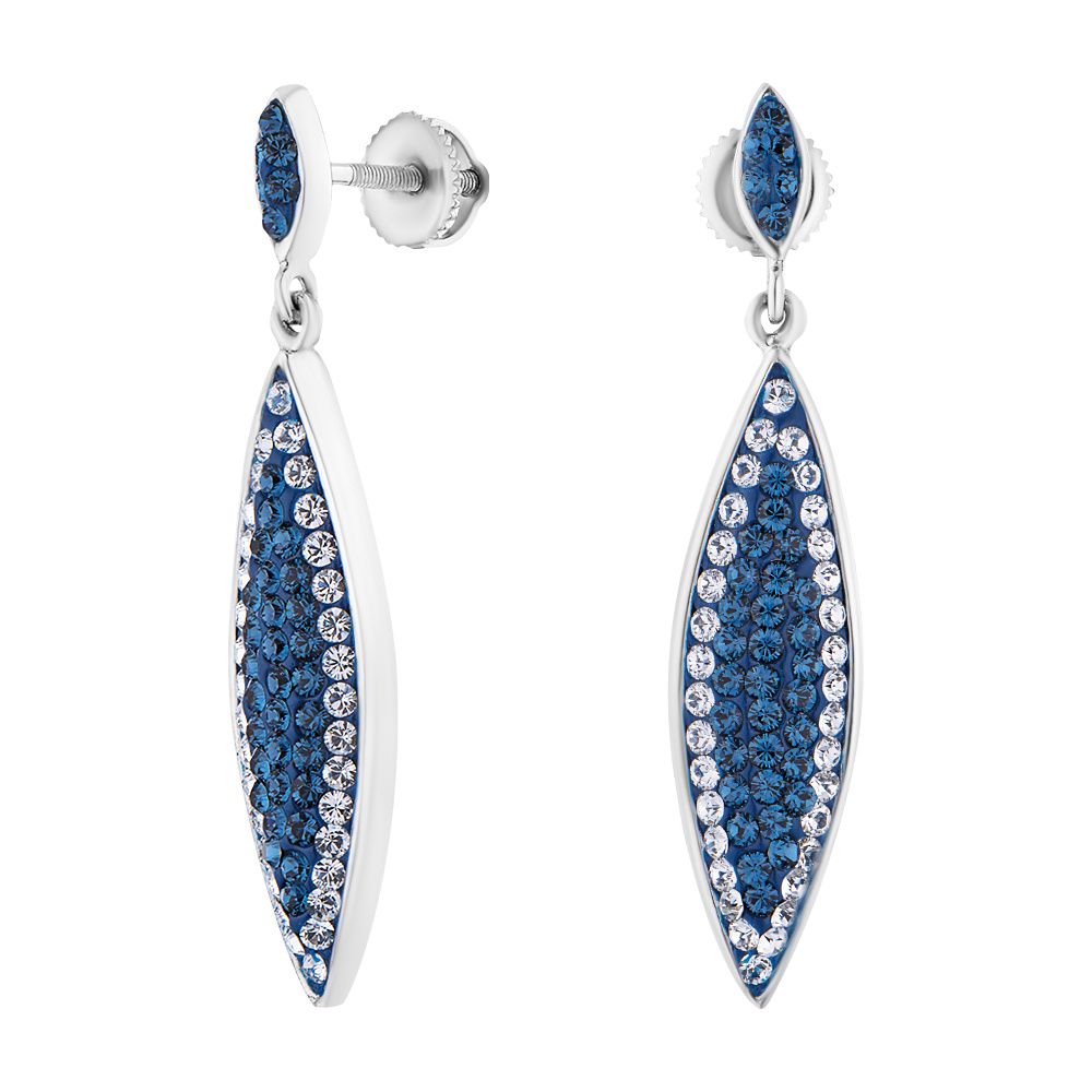 

Серьги из серебра с swarovski ЮВЕЛИР КАРАТ 0652C022801, 0652C022801