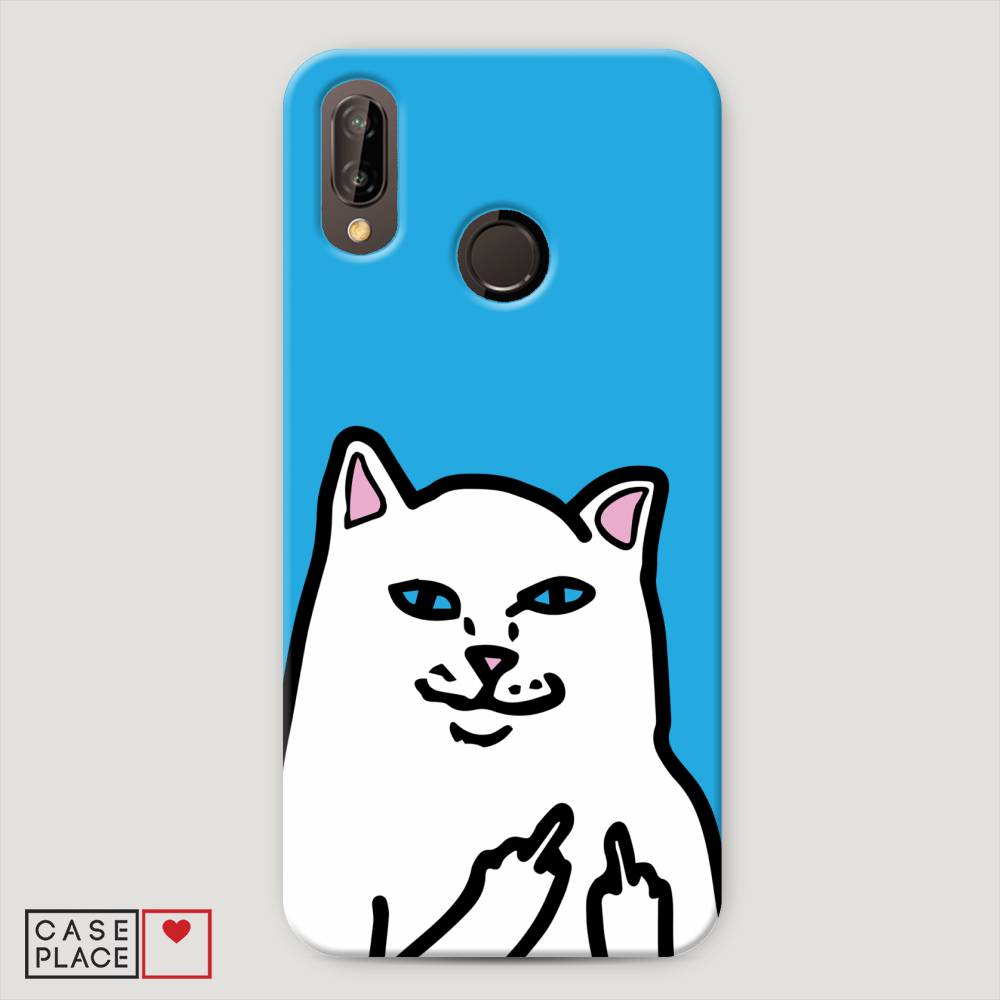 

Чехол Awog "Кот жесть" для Huawei Nova 3E, 65620-7