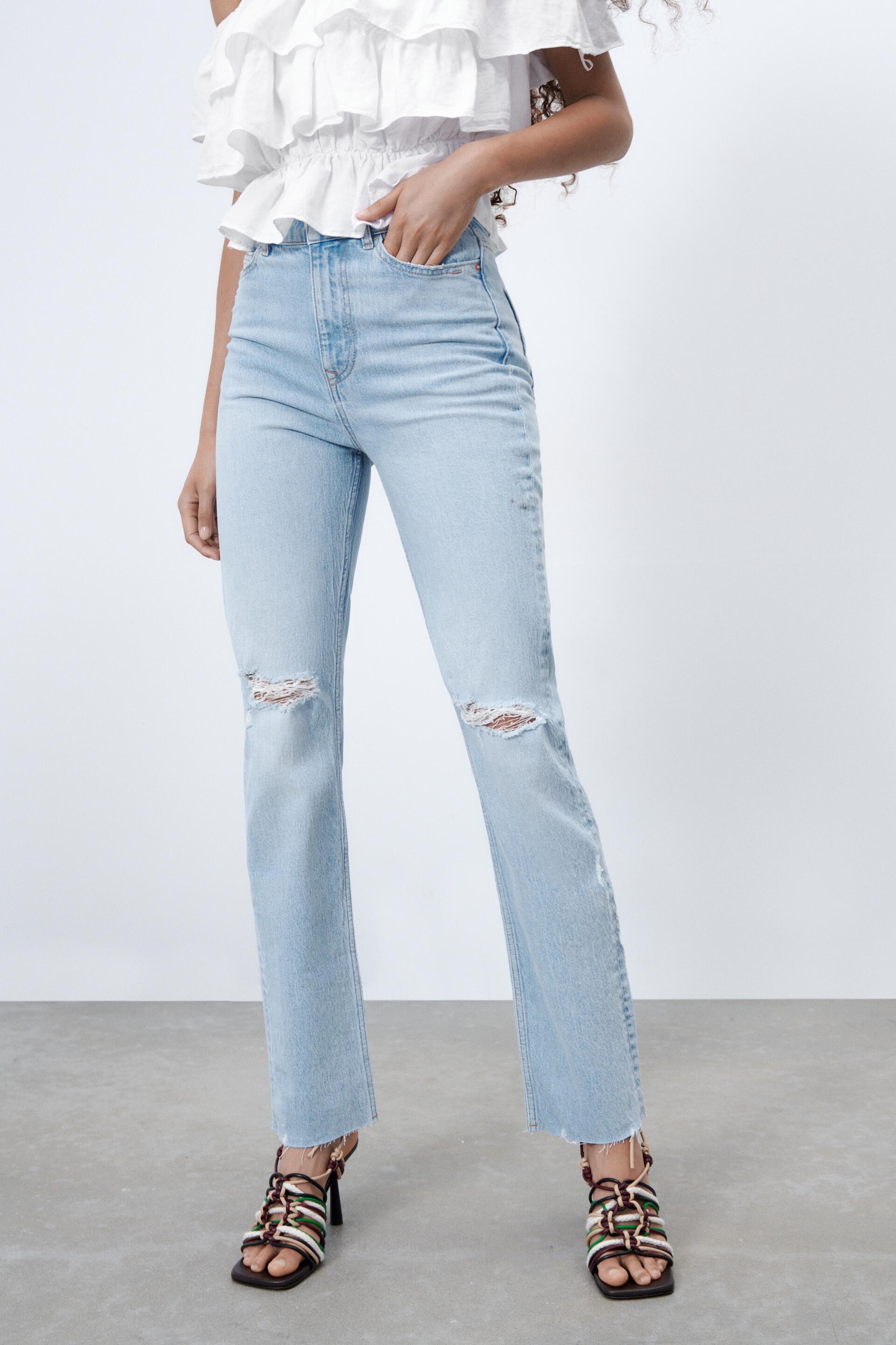 

Джинсы женские ZARA 05862156 синие 36 EU (доставка из-за рубежа), 05862156