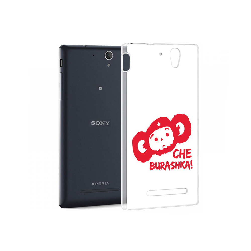 

Чехол MyPads Tocco для Sony Xperia C3 чебурашка (PT18760.251.672), Прозрачный, Tocco