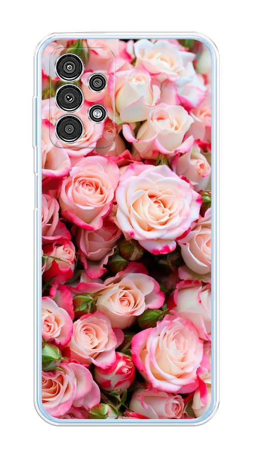 

Чехол на Samsung Galaxy A13 4G "Много роз", Розовый, 2104850-2