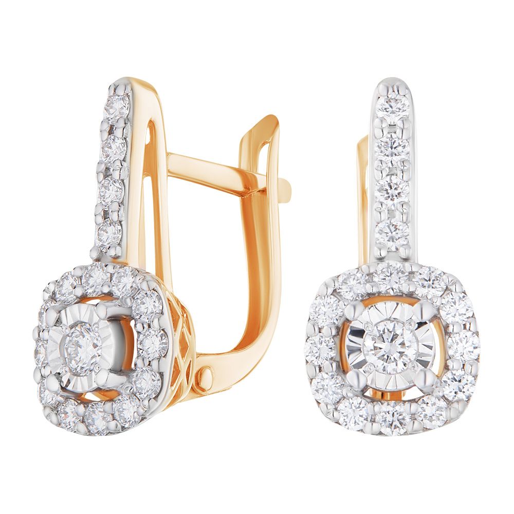 

Серьги из красного золота с бриллиантом ЮВЕЛИР КАРАТ 3229987/9, 3229987/9
