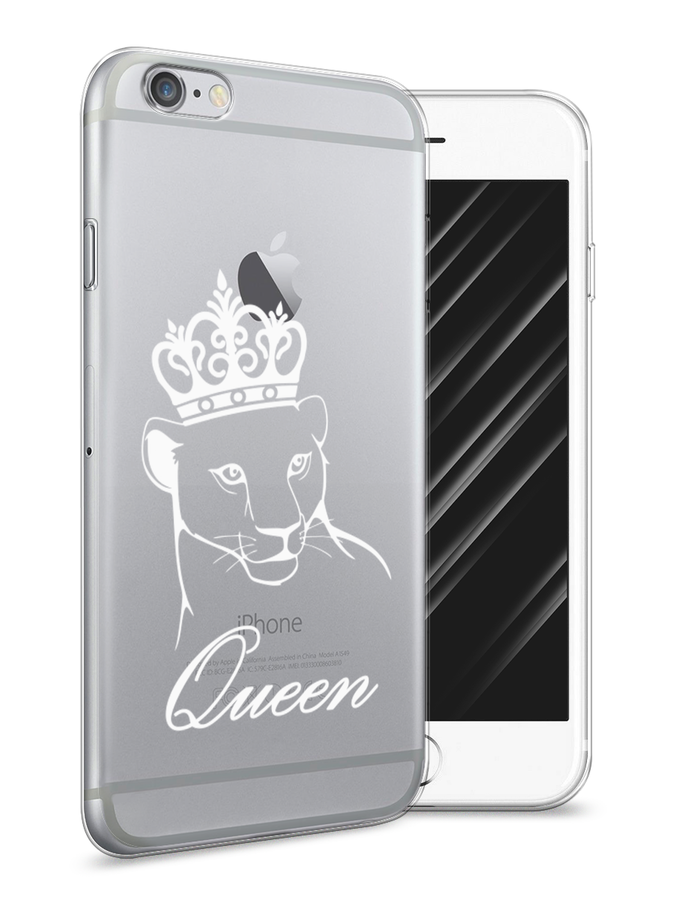 

Чехол Awog на Apple iPhone 6 / Айфон 6 "Львица королева", Разноцветный, 10450-7