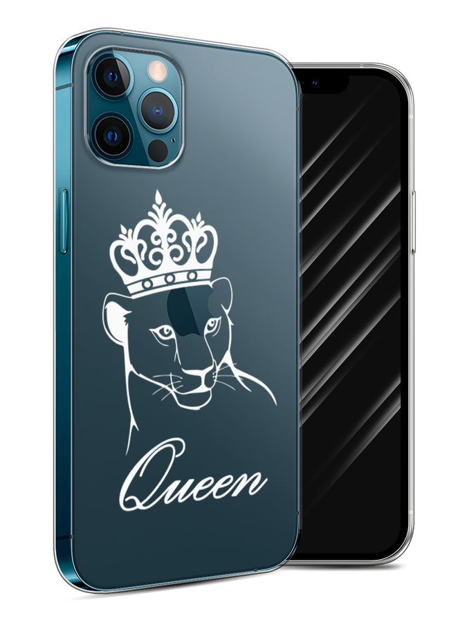 

Чехол Awog на Apple iPhone 12 / Айфон 12 "Львица королева", Разноцветный, 12550-7