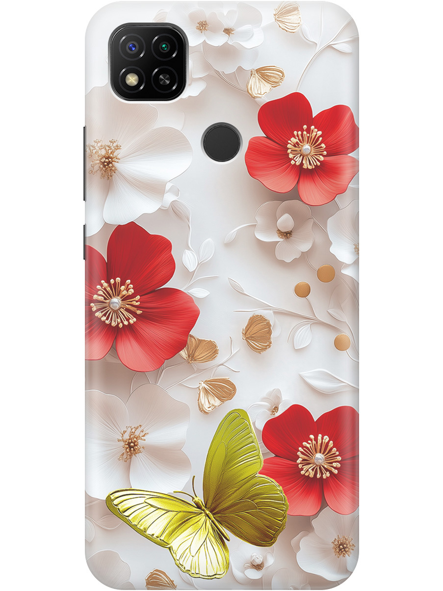 

Силиконовый чехол на Xiaomi Redmi 10A / 9C с принтом "Золотая бабочка" прозрачный, Прозрачный;белый;золотистый;красный, 723311723