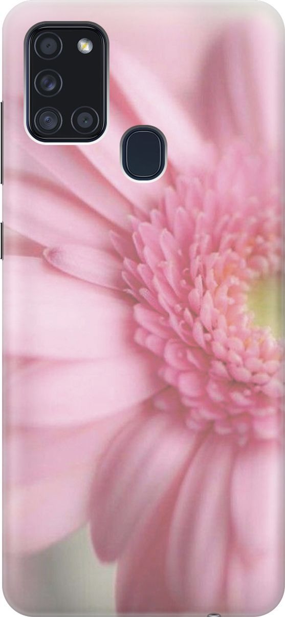 

Силиконовый чехол на Samsung Galaxy A21s "Розовая гербера", Розовый, 2292
