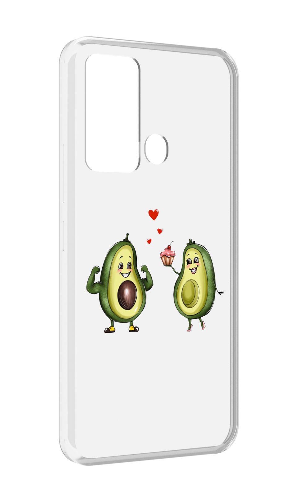 

Чехол MyPads влюбленные-авокадо для ITEl Vision 3, Прозрачный, Tocco