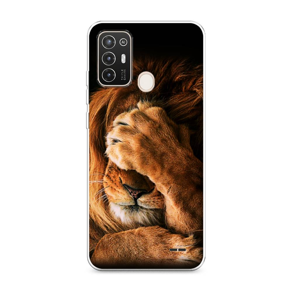 

Чехол Awog на ZTE Blade A52 / ЗТЕ Блэйд A52 "Львиный стыд", Разноцветный, 136250-1