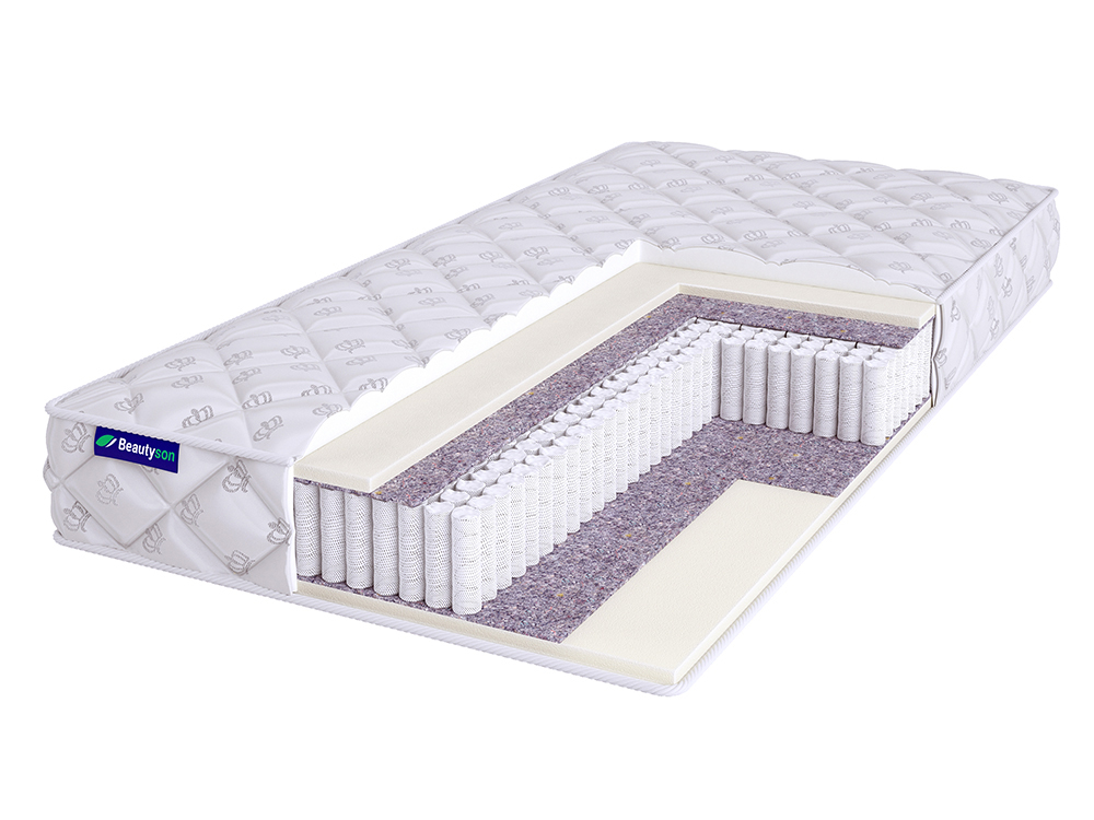 

Матрас BeautySon SPRING Soft S1200 85х200, Белый, SPRING Soft S1200