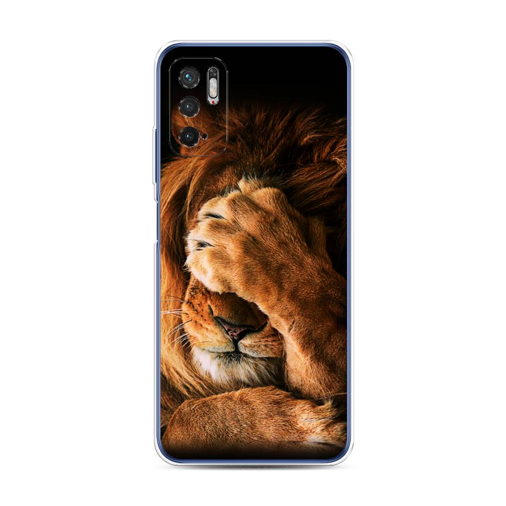 

Чехол Awog на Xiaomi Redmi Note 10T/Note 10 5G/M3 Pro "Львиный стыд", Разноцветный, 310850-1