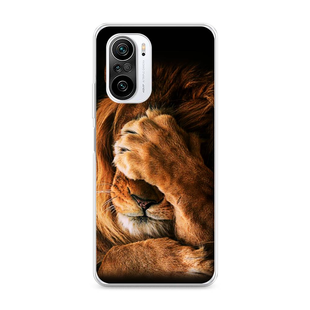 

Чехол Awog на Xiaomi Redmi K40 "Львиный стыд", Разноцветный, 310950-1
