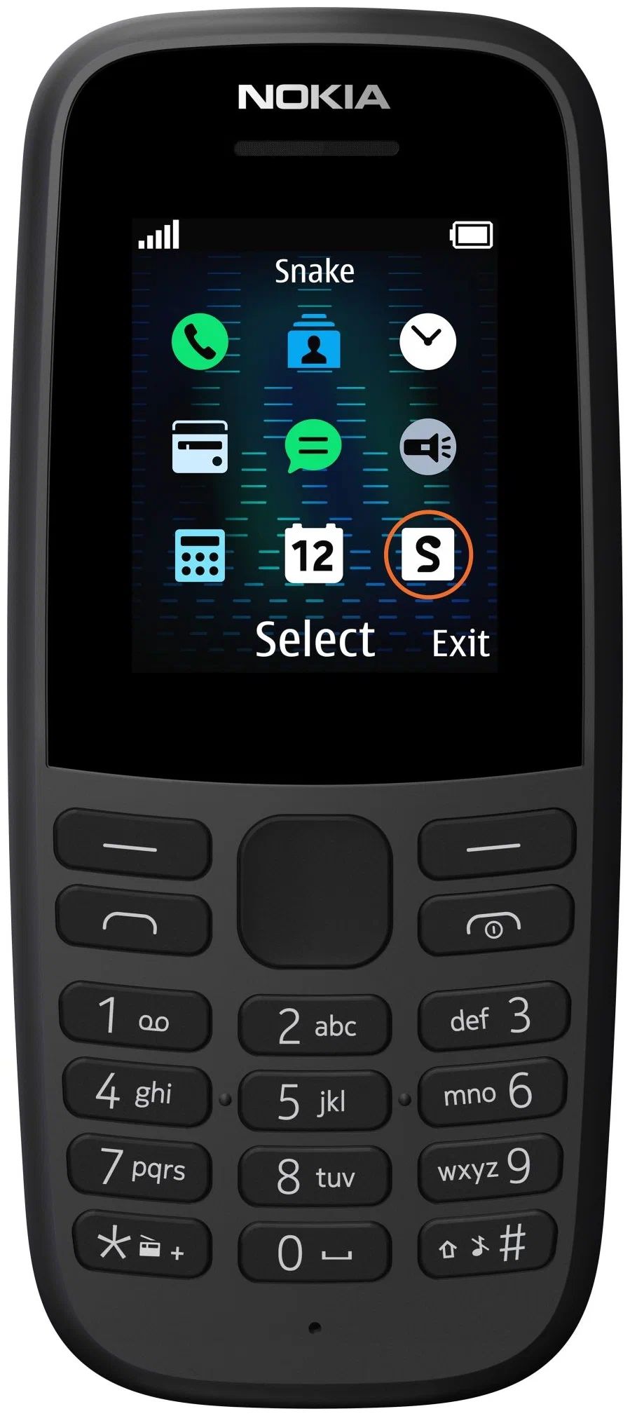 

Мобильный телефон Nokia 105 TA-1428 (11SIAB01A01), 105 TA-1428 DS EAC UA CHARCOAL