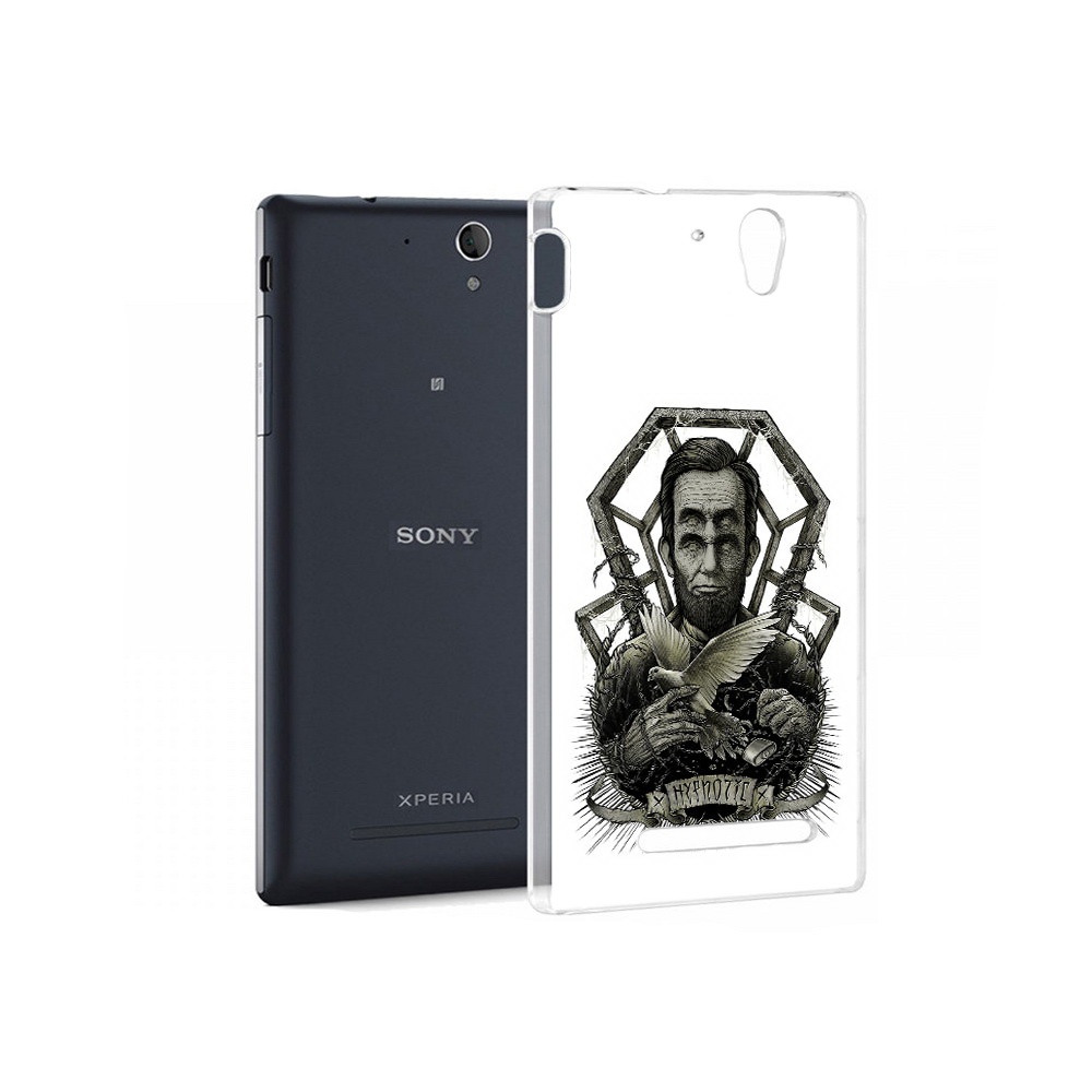 Чехол MyPads Tocco для Sony Xperia C3 франклин абстракция (PT18760.251.662)