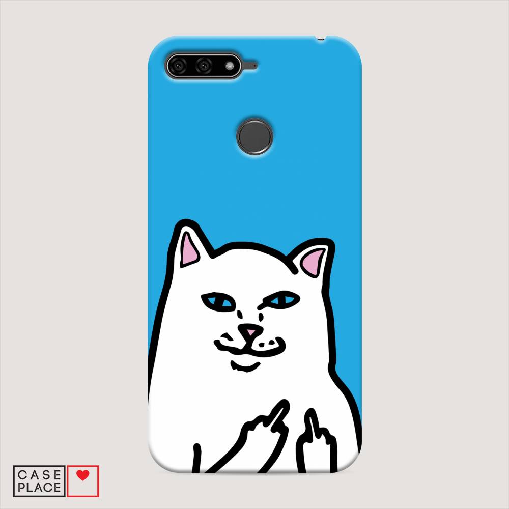 

Чехол Awog "Кот жесть" для Honor 7C, 64520-7