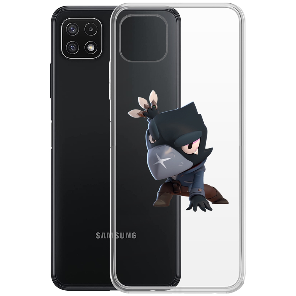 Чехол-накладка Brawl Stars-Ворон для Samsung Galaxy A22s (A226)