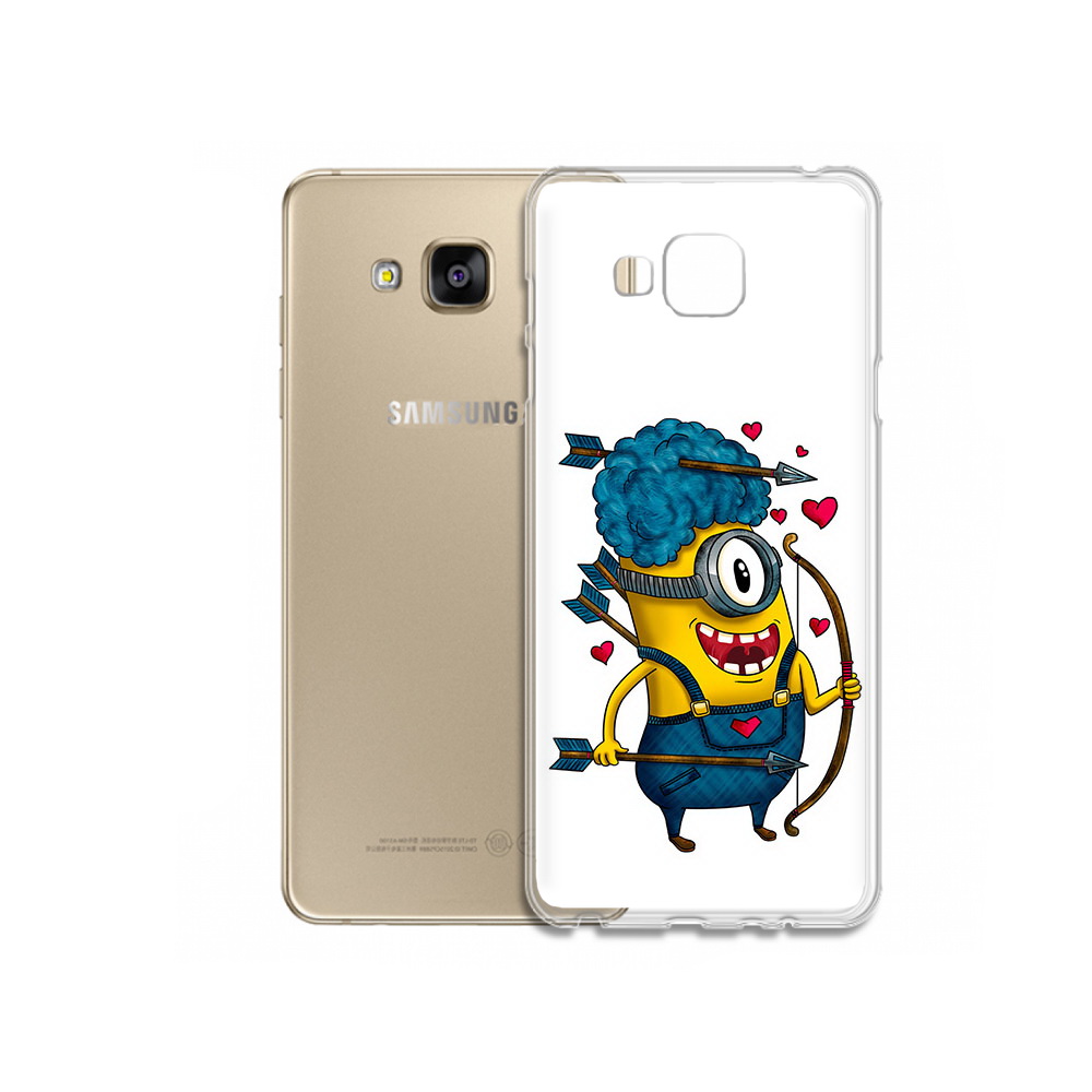 

Чехол MyPads Tocco для Samsung Galaxy J5 Prime Миньон купидон (PT66772.570.117), Прозрачный, Tocco