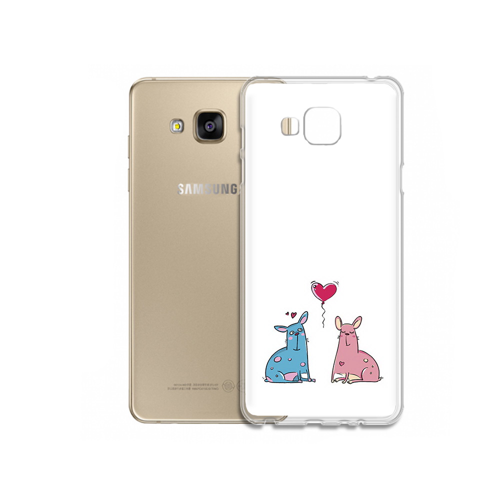 

Чехол MyPads Tocco для Samsung Galaxy J5 Prime Лама любовь (PT66772.570.102), Прозрачный, Tocco