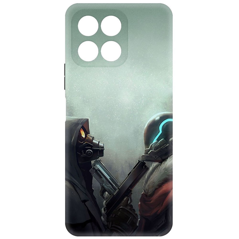 

Чехол-накладка Софт Cтандофф 2 (Standoff 2) - Противостояние для Honor X8 5G, Черный