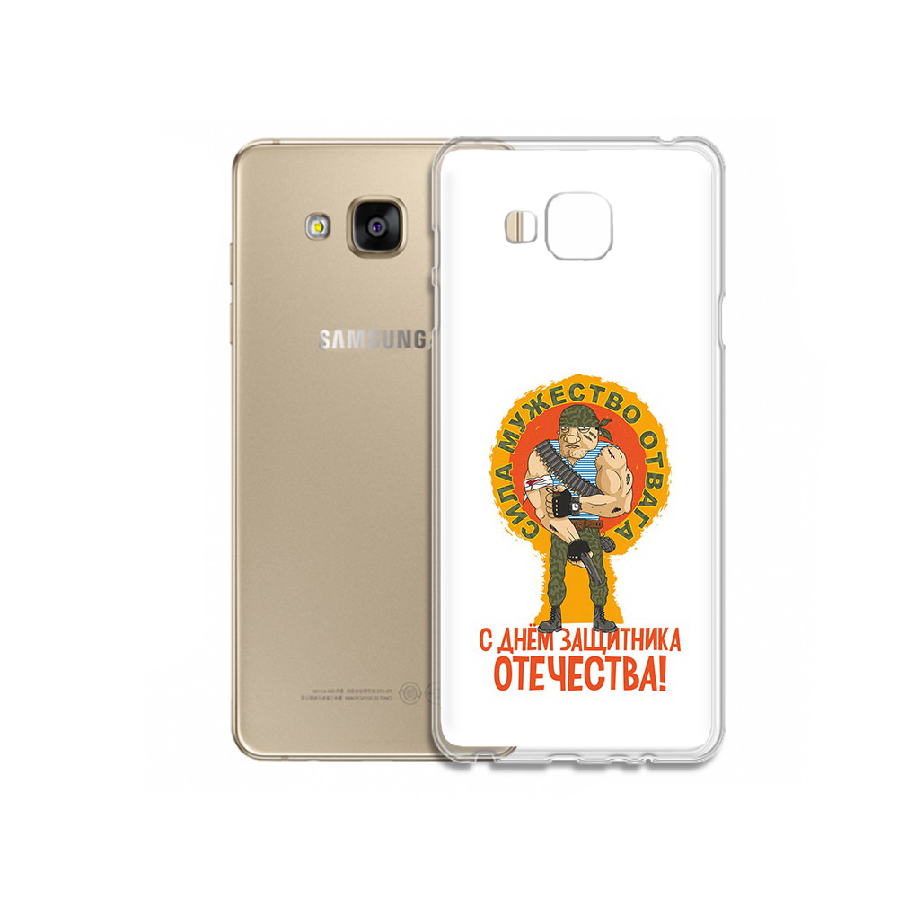 

Чехол MyPads Tocco для Samsung Galaxy J5 Prime 23 февраля военный мужчина (PT66772.570.10), Прозрачный, Tocco