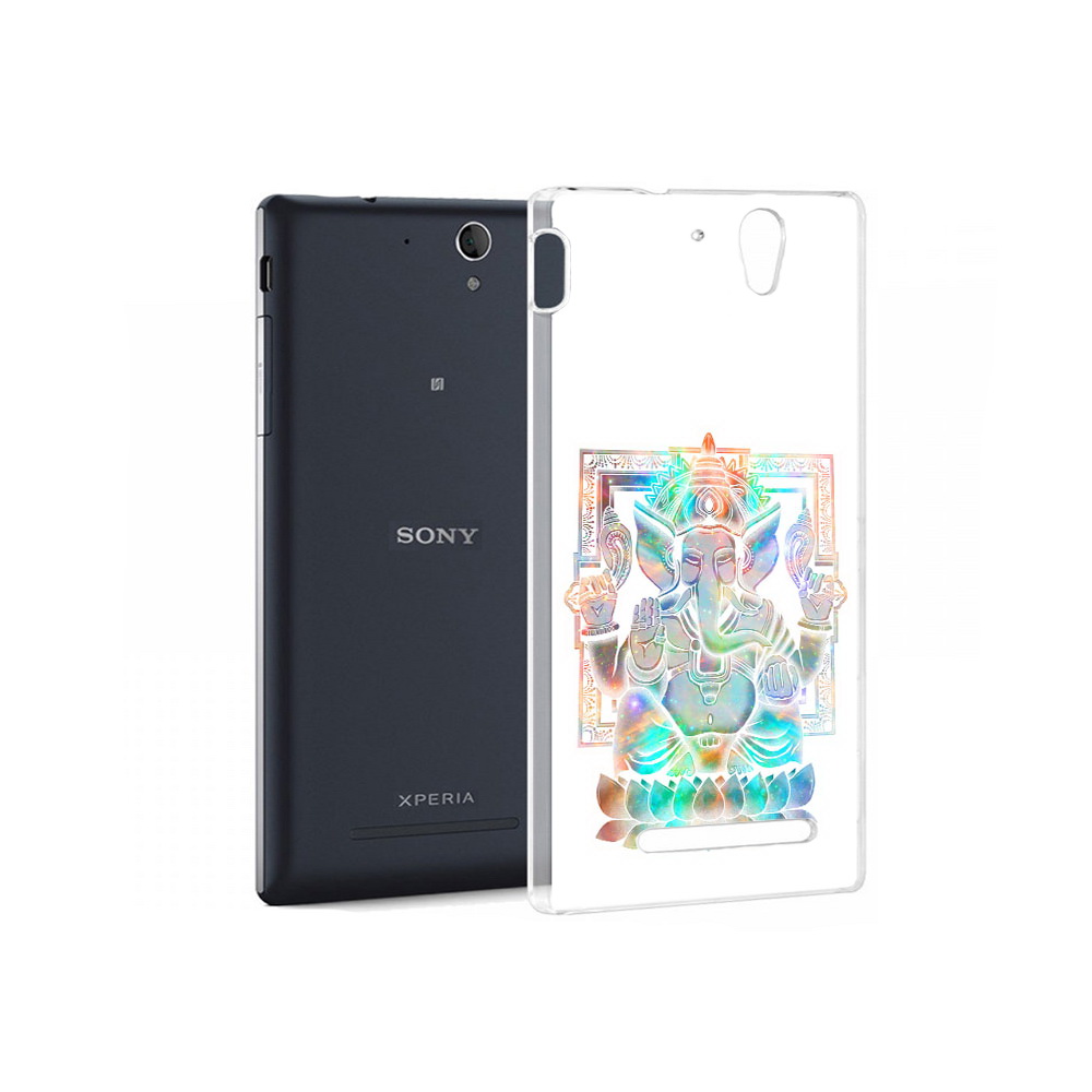

Чехол MyPads Tocco для Sony Xperia C3 умный слон (PT18760.251.654), Прозрачный, Tocco