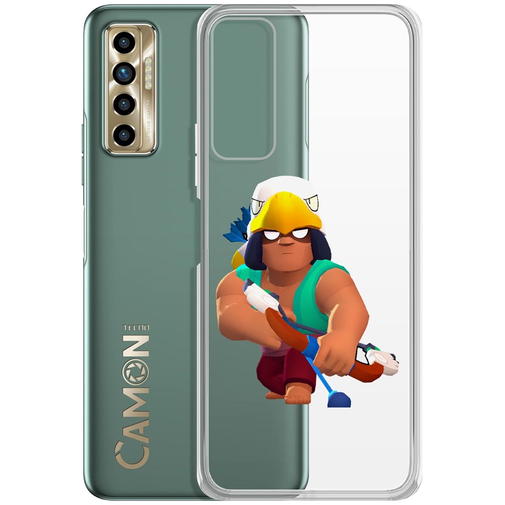 

Чехол-накладка Brawl Stars-Бо для Tecno Camon 17P