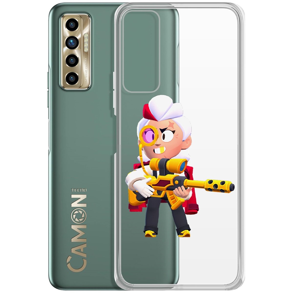 

Чехол-накладка Brawl Stars-Белль Голдхэнд для Tecno Camon 17P