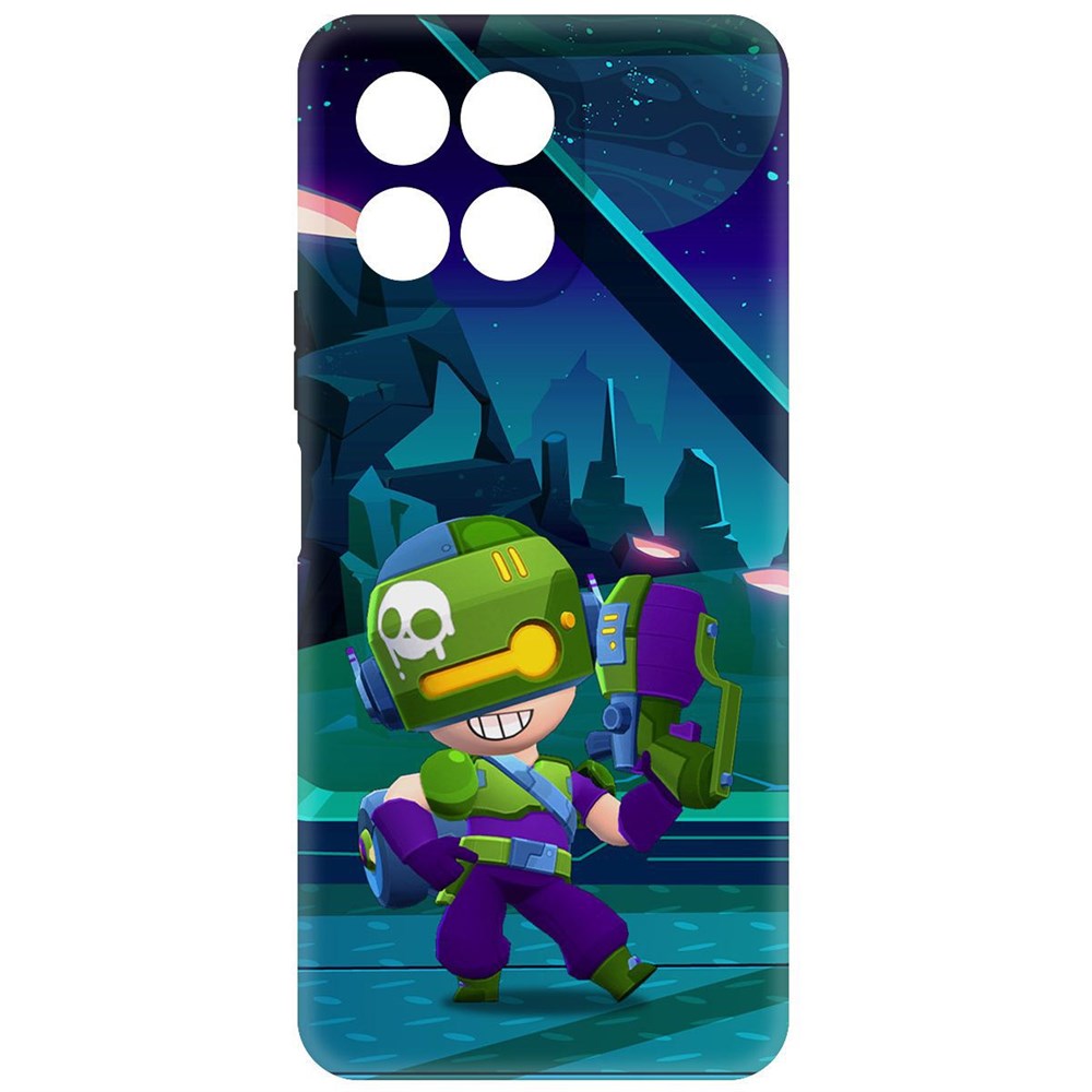 

Чехол-накладка Софт Brawl Stars - Контрабандистка Пенни для Honor X8 5G, Черный