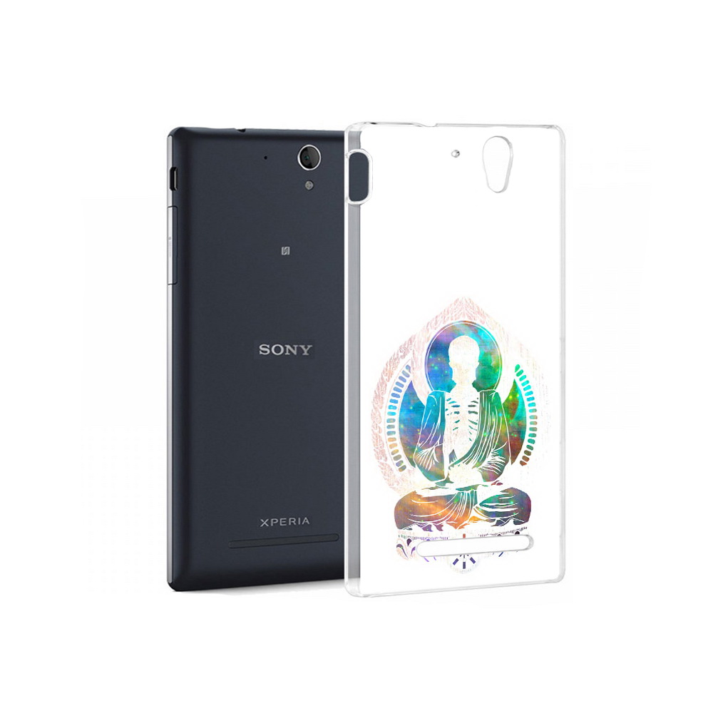 

Чехол MyPads Tocco для Sony Xperia C3 умный скелет (PT18760.251.653), Прозрачный, Tocco