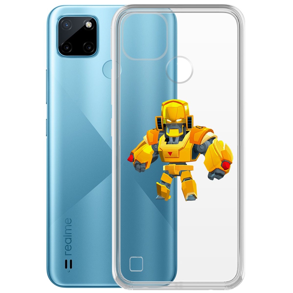 

Чехол-накладка Brawl Stars-Бо Золотой Меха для Realme C21Y