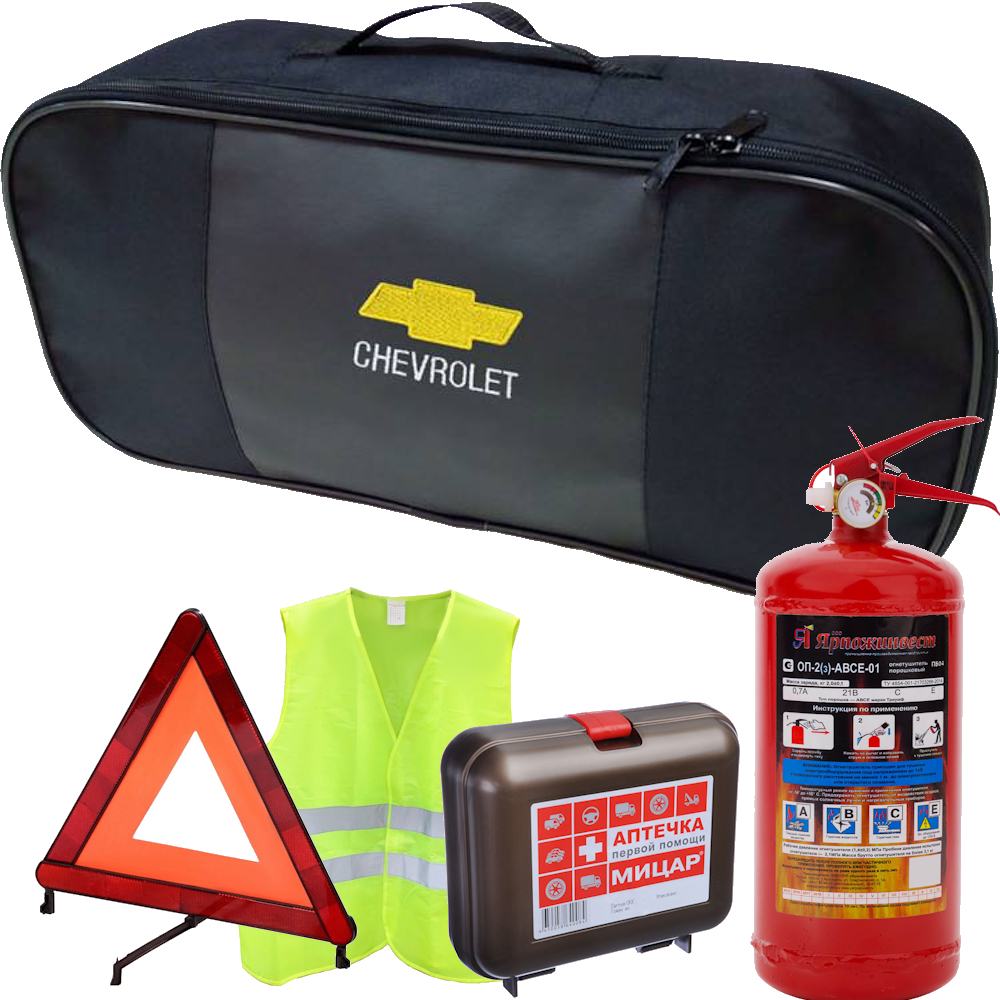 Набор автомобилиста Lord 5 предметов для ТО, сумка ткань с логотипом Chevrolet