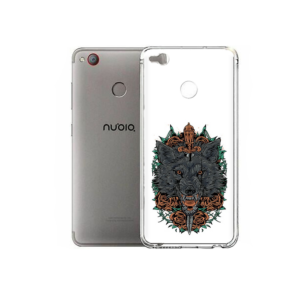 Чехол MyPads Tocco для ZTE Nubia Z11 Mini красивый злой волк (PT53565.450.409)
