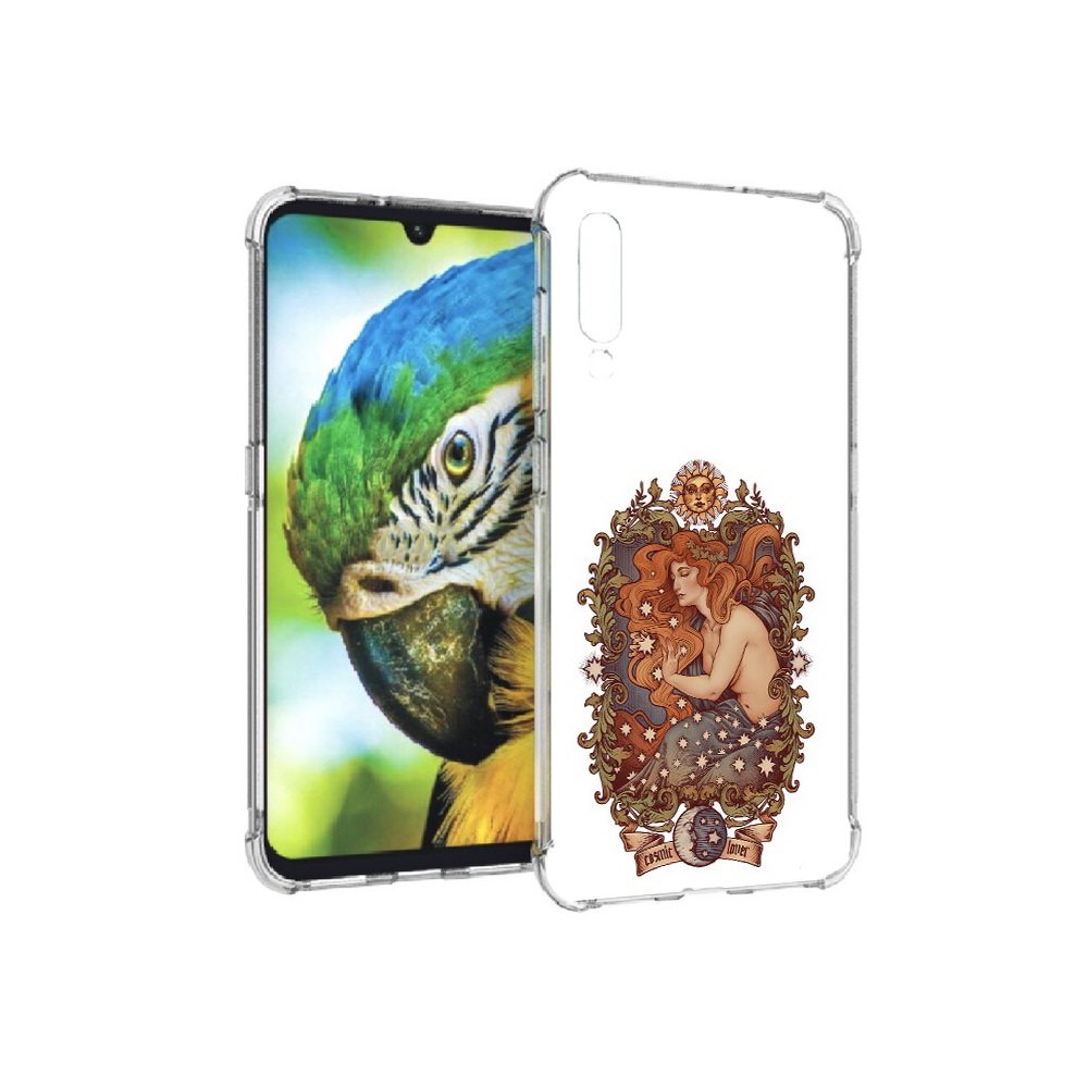 

Чехол MyPads Tocco для Xiaomi Mi 9 звездная девушка абстракция (PT126035.255.351), Прозрачный, Tocco