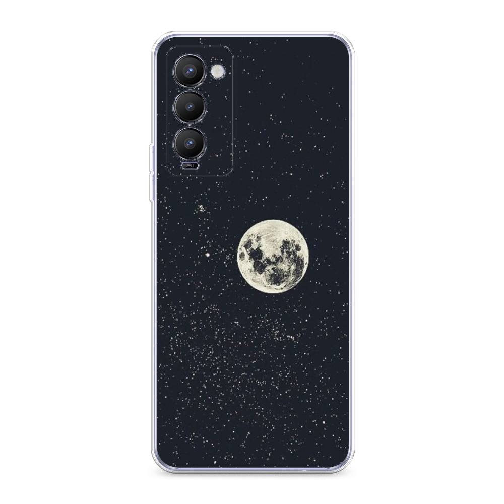 

Чехол на Tecno Camon 18 "Полнолуние", Красный, 300950-2