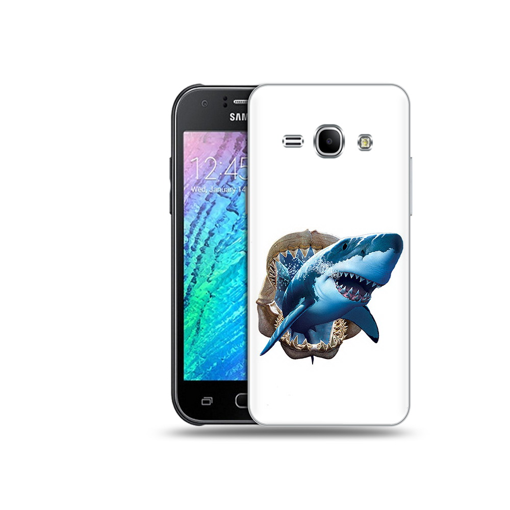 

Чехол MyPads Tocco для Samsung Galaxy J1 челюсти (PT26162.569.675), Прозрачный, Tocco