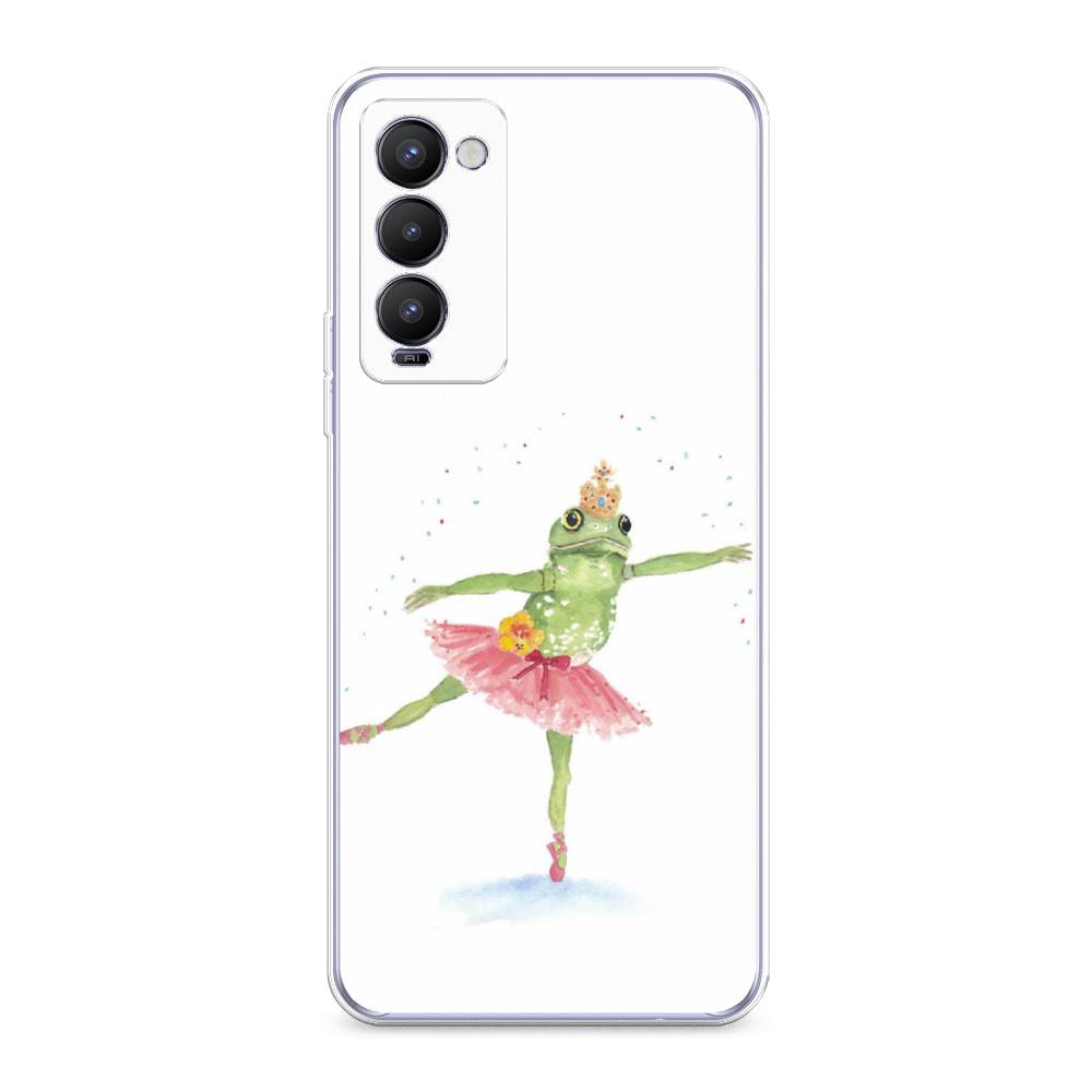 

Чехол на Tecno Camon 18 "Лягушка-балерина", Зеленый, 300950-4