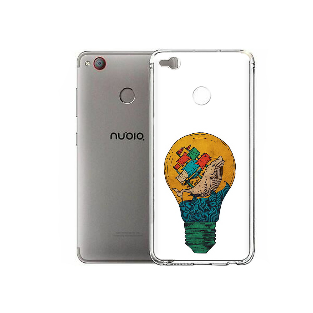 Чехол MyPads Tocco для ZTE Nubia Z11 Mini кит в лампочке с парусами (PT53565.450.387)