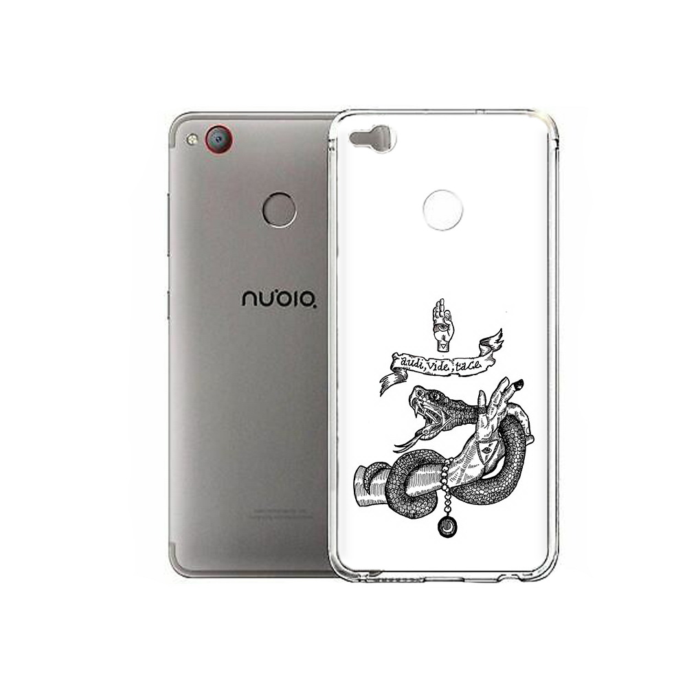 

Чехол MyPads Tocco для ZTE Nubia Z11 Mini змея на руке рисунок (PT53565.450.366), Tocco