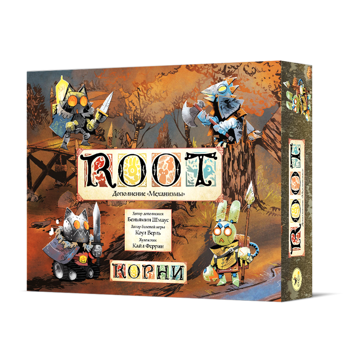 фото Настольная игра root crowd games корни. механизмы