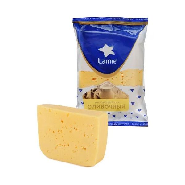 

Сыр полутвердый Laime Сливочный 50%