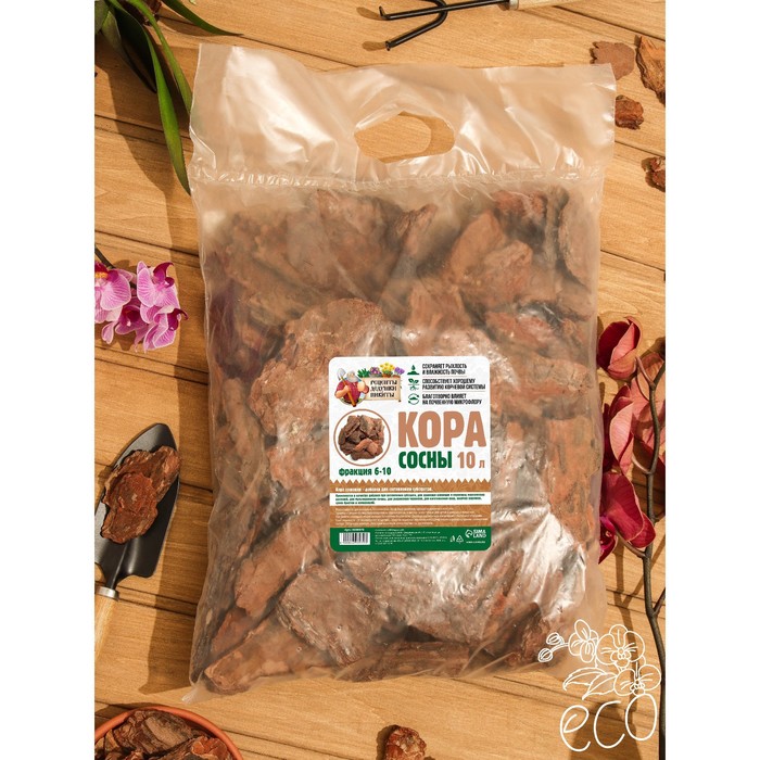 

Кора сосны "Рецепты Дедушки Никиты" 10 л фр 6-10