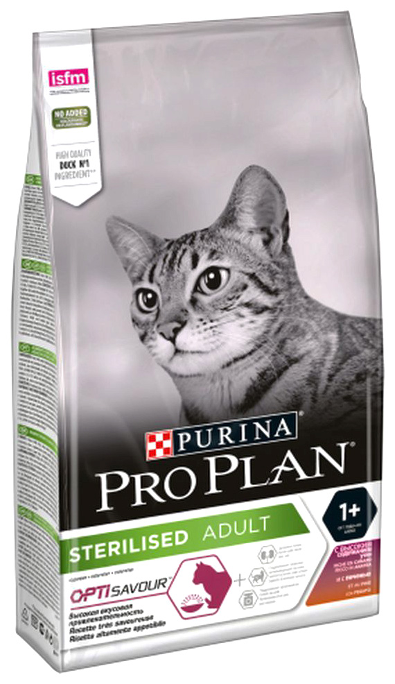 фото Сухой корм для кошек pro plan sterilised, утка, печень, 1.9кг