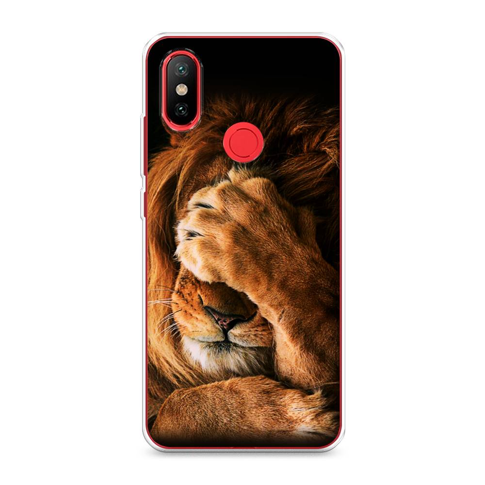 

Чехол Awog на Xiaomi Mi 6X/A2 "Львиный стыд", Разноцветный, 33350-1