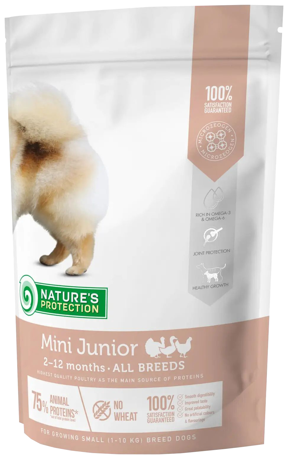 фото Сухой корм для собак nature’s protection mini junior, курица, 0.5кг