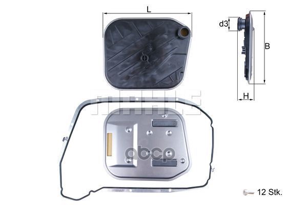 Фильтр АКПП с прокладкой MahleKnecht hx189kit 7510₽