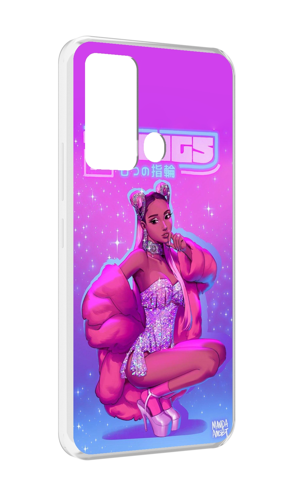 

Чехол MyPads ариана-гранде для ITEl Vision 3, Прозрачный, Tocco